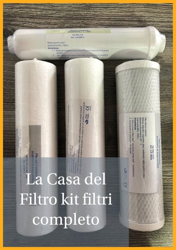 Kit filtri acqua depuratore - kit,